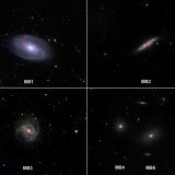 Messiers 81, 82, 84, 86